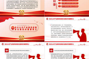 精品為構建新發展格局奠定基礎提升產業鏈供應鏈韌性和安全水平PPT課件下載
