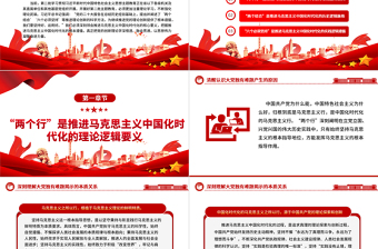 2023與時(shí)俱進(jìn)的中國馬克思主義ppt紅色精美學(xué)習(xí)習(xí)近平新時(shí)代中國特色社會(huì)主義思想主題教育黨組織黨支部黨員學(xué)習(xí)培訓(xùn)黨課