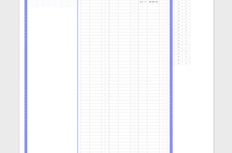 2024年日歷工作計劃表藍色帶圖表帶說明