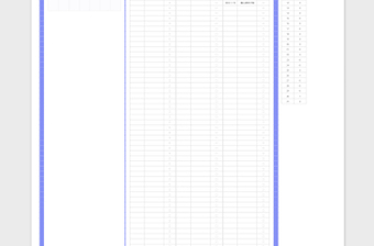 2024年日歷工作計劃表藍色帶圖表帶說明