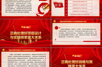 2023正確處理六大重要關(guān)系ppt大氣精美風(fēng)推進(jìn)中國(guó)式現(xiàn)代化行穩(wěn)致遠(yuǎn)的重要遵循黨組織黨支部黨員學(xué)習(xí)黨課課件