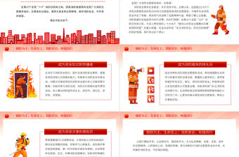 讓志愿精神在消防公益事業(yè)中綻放光芒PPT紅色精美消防志愿服務(wù)宣講課件下載