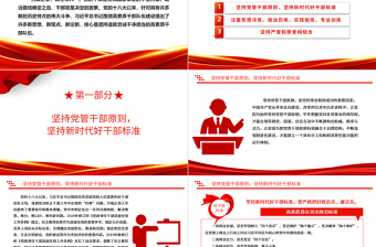 2023黨的干部是黨和國家事業(yè)的中堅力量ppt精美黨政風(fēng)堅持造就忠誠干凈擔當?shù)母咚刭|(zhì)干部隊伍黨組織黨員黨建專題黨課課件