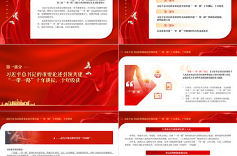 在高質量共建“一帶一路”中推進經貿合作走深走實PPT簡約風深入貫徹落實習近平總書記關于共建“一帶一路”的重要論述精神專題課件模板
