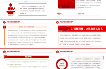 奮飛新時(shí)代的空中鐵拳PPT思想旗幟凝聚強(qiáng)軍志氣空軍航空兵某團(tuán)飛行二大隊(duì)榮獲“時(shí)代楷模”稱號(hào)課件下載
