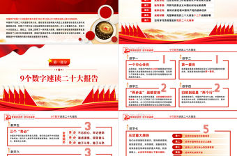 2022奮力奪取全面建設社會主義現代化國家新勝利PPT紅色黨政風支部學習落實貫徹黨課黨建課件模板