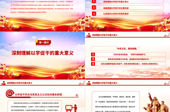 2023以學(xué)促干擔(dān)當(dāng)有為創(chuàng)偉業(yè)PPT黨政風(fēng)扎實(shí)開展主題教育提高解決實(shí)際問題的水平黨員教育課件