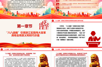 2023堅(jiān)定不移““八八戰(zhàn)略”打造中國展示窗口ppt精美黨政習(xí)近平新時(shí)代中國特色社會(huì)主義思想專題教育黨課課件