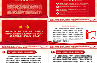 2023堅定文化自信貢獻網信力量ppt紅色創意做好新時代新征程宣傳思想文化工作黨組織黨支部黨群黨員主題學習課件