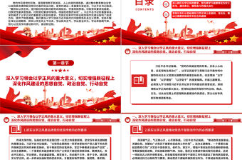 2023持之以恒落實以學正風以優良作風創造新偉業ppt大氣簡潔風深入學習領會習近平新時代中國特色社會主義思想專題教育黨課課件