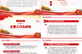 2023黨建工作總結(jié)PPT紅色黨政風市局黨建工作總結(jié)及工作計劃模板下載