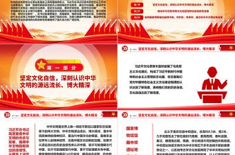 勇?lián)涗浾故局腥A民族文明的時代重任ppt深入學習習近平文化思想黨組織黨支部黨員專題黨課教育課件