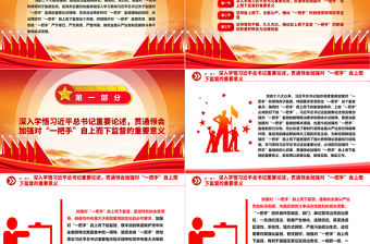 2023以更高站位更嚴(yán)舉措更大力度 強(qiáng)化對(duì)“一把手”自上而下的監(jiān)督ppt大氣黨政風(fēng)深入學(xué)習(xí)貫徹習(xí)近平總書記關(guān)于加強(qiáng)對(duì)“一把手”監(jiān)督的重要論述精神專題黨課教育課件