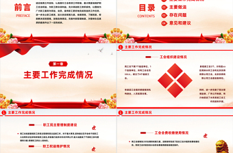 強化工會職能發(fā)揮工會作用PPT精美黨政風(fēng)工會民主管理維權(quán)工作總結(jié)匯報實用模板
