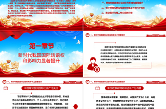 2023著力加強(qiáng)國(guó)際傳播能力建設(shè)ppt藍(lán)色黨政貫徹落實(shí)習(xí)近平總書記在對(duì)宣傳思想文化工作的重要指示專題黨課課件