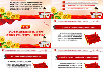 進(jìn)一步壯大主流價值主流輿論主流文化PPT大氣華美增強(qiáng)認(rèn)同形成共識堅(jiān)定自信凝聚力量黨課課件