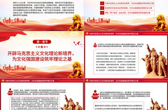 不斷深化對(duì)文化強(qiáng)國(guó)建設(shè)的規(guī)律性認(rèn)識(shí)PPT黨政風(fēng)深入學(xué)習(xí)習(xí)近平文化思想專題黨課課件模板