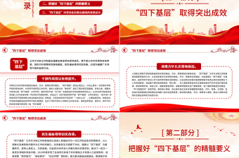 “四下基層”的福建實踐及其時代價值PPT大氣精美風(fēng)黨員干部學(xué)習(xí)教育專題黨課課件模板