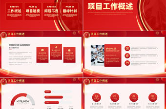 2024新起點新征程PPT紅色大氣龍年新年工作計劃通用模板