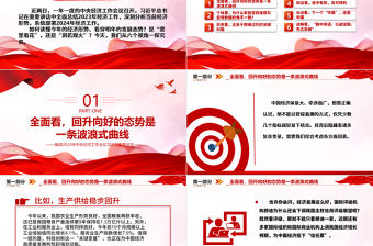 2023六看中國經濟ppt大氣精美風深入學習習近平總書記在中央經濟工作會議中重要講話黨組織黨員專題黨課課件
