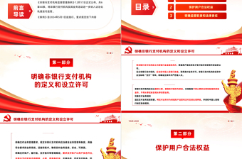 《非銀行支付機(jī)構(gòu)監(jiān)督管理條例》PPT精美金融監(jiān)督管理課件