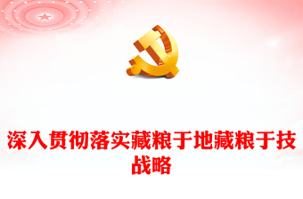 2023深入貫徹落實(shí)藏糧于地藏糧于技戰(zhàn)略PPT糧食安全是“國(guó)之大者”精美簡(jiǎn)潔學(xué)思想強(qiáng)黨性重實(shí)踐建新功黨內(nèi)主題教育黨課課件(講稿)