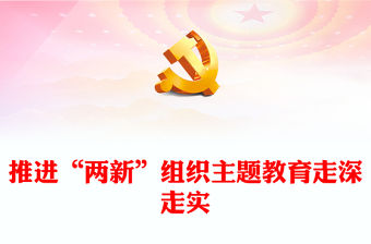 “兩新”組織開展主題教育謀實學實干實以實際行動推動主題教育落地落實PPT黨課(講稿)
