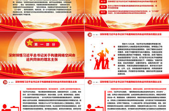 2023推動構建網絡空間命運共同體邁向新階段ppt紅色精美互聯網發展治理黨組織黨課課件