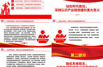 以高質(zhì)量黨建賦能產(chǎn)業(yè)鏈發(fā)展ppt簡(jiǎn)潔時(shí)尚創(chuàng)新體制機(jī)制集聚資源優(yōu)勢(shì)微黨課