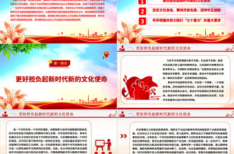 擔負起新的文化使命的實踐方向ppt大氣時尚學習習近平新時代文化思想主題課件