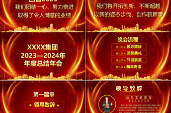 企業(yè)年終誓師大會PPT紅色大氣新跨越贏戰(zhàn)未來模板