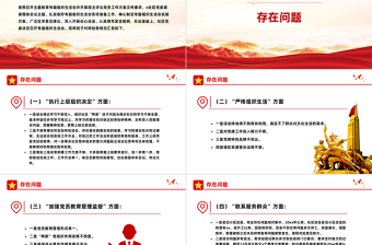 社區(qū)黨委領(lǐng)導(dǎo)班子第二批主題教育組織生活會(huì)對(duì)照檢查材料PPT模板下載
