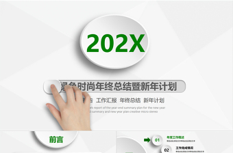 2022简约清新ppt背景图