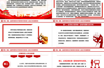 完整、準確、全面貫徹落實關于做好新時代黨的統一戰線工作的重要思想ppt精美黨政深入學習貫徹習近平統戰思想專題黨課