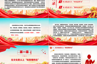 觀文化守民心ppt大氣黨政深入學習領會習近平文化思想微黨課