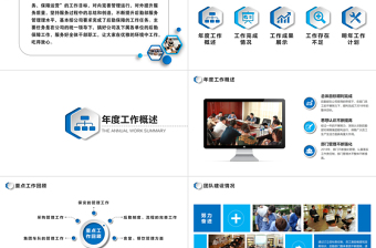后勤管理后勤处新年计划年终总结PPT模板