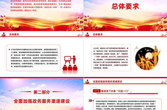關(guān)于進(jìn)一步優(yōu)化政務(wù)服務(wù)提升行政效能推動“高效辦成一件事”的指導(dǎo)意見PPT課件