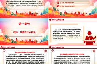 習(xí)近平文化思想的哲學(xué)境界ppt大氣黨政貫徹落實習(xí)近平文化思想微黨課