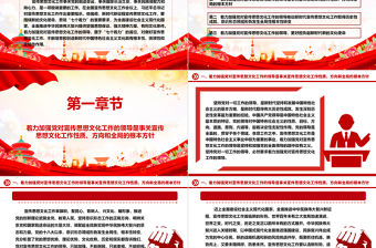 著力加強黨對宣傳思想文化工作的領導ppt精美大氣貫徹落實習近平文化思想微黨課