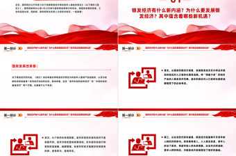 四部門(mén)解讀銀發(fā)經(jīng)濟(jì)PPT紅色大氣《關(guān)于發(fā)展銀發(fā)經(jīng)濟(jì)增進(jìn)老年人福祉的意見(jiàn)》課件