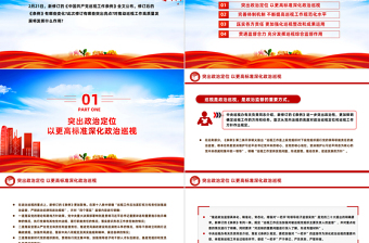 新修訂的《中國(guó)共產(chǎn)黨巡視工作條例》亮點(diǎn)解讀PPT黨規(guī)黨紀(jì)課件