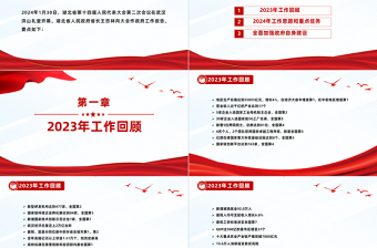2024年湖北省政府工作報(bào)告要點(diǎn)PPT黨政風(fēng)年度工作匯報(bào)模板下載