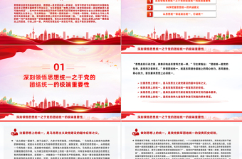 以思想上的統(tǒng)一保證黨的團(tuán)結(jié)統(tǒng)一PPT學(xué)習(xí)貫徹習(xí)近平新時(shí)代中國特色社會主義思想課件