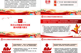 有力有效推進鄉(xiāng)村全面振興PPT簡潔風做好新時代鄉(xiāng)村振興戰(zhàn)略課件模板