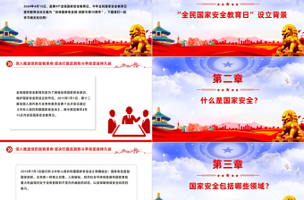 全民國(guó)家安全教育日PPT紅色大氣國(guó)家安全主題宣講課件