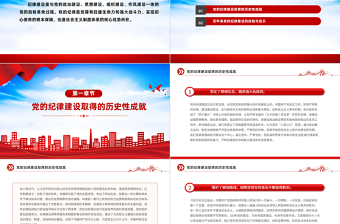 百年來黨的紀(jì)律建設(shè)的成就和經(jīng)驗PPT黨建風(fēng)黨紀(jì)學(xué)習(xí)教育微黨課