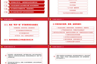 黨支部的基本任務是什么PPT簡潔大氣黨建理論知識課件