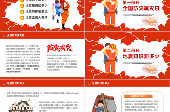 防震減災(zāi)教育先行PPT卡通風(fēng)全國防災(zāi)減災(zāi)日主題班會課件