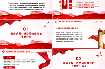 創(chuàng)新勞動教育培養(yǎng)新型勞動者PPT黨政風(fēng)黨員干部學(xué)習(xí)教育黨課課件