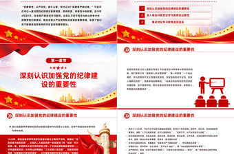 學(xué)紀(jì)知紀(jì)明紀(jì)守紀(jì)PPT全黨開(kāi)展黨紀(jì)學(xué)習(xí)教育工作課件模板